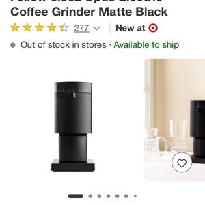 NEW in box…Fellow 3.5oz Opus Electric Coffee Grinder